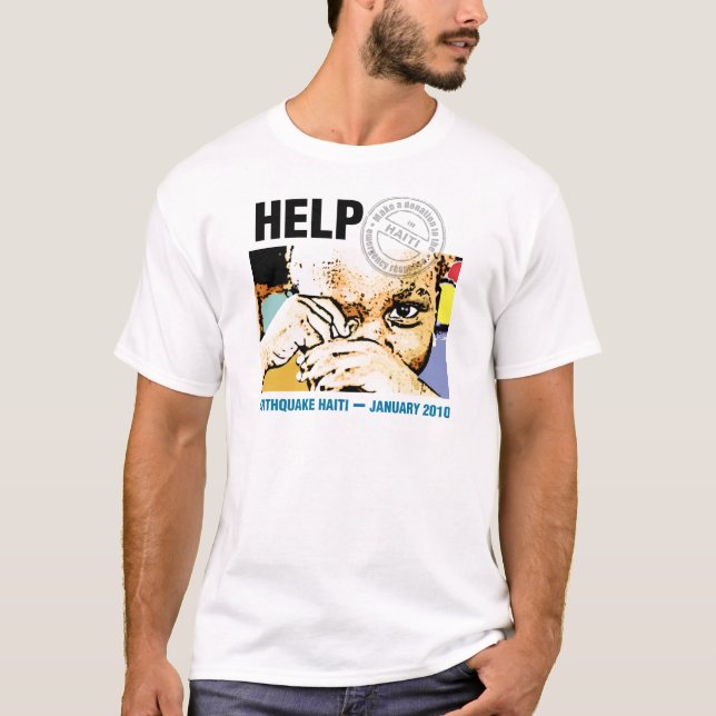 Hjälpdonation Haiti Tee (Framsida)