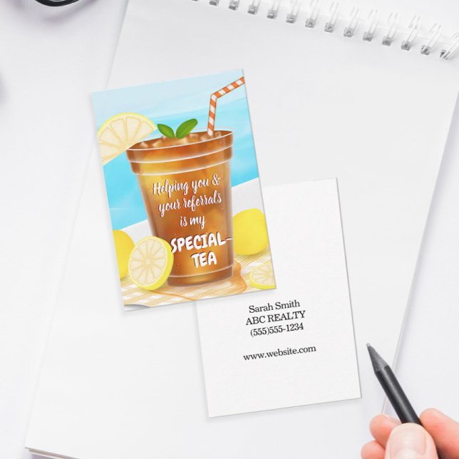 Hjälper dig att vara min Speciella tea-popp Anteckningskort (Personalized pop by gift cards)