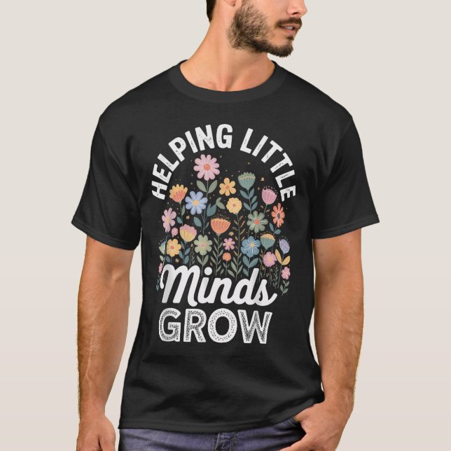 Hjälper Små Sinnen T Shirt (Framsida)