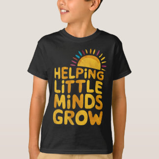 Hjälper små sinnen växa Lärare Wildflower Ck Till T Shirt