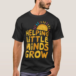 Hjälper små sinnen växa Lärare Wildflower Ck Till T Shirt