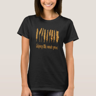 Hjälper små sinnen växa vilda blommor Lärar Te T Shirt