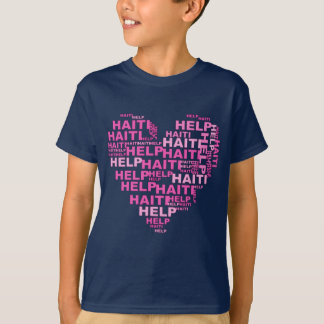 HjälpHaiti T skjorta och dräkt Tee Shirt