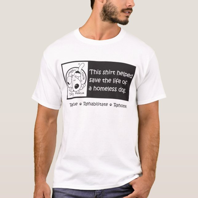 Hjälphemlöshundar T-shirt (Framsida)