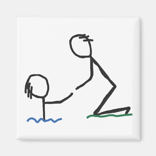 Hjälping Hand Magnet (Framsidan)