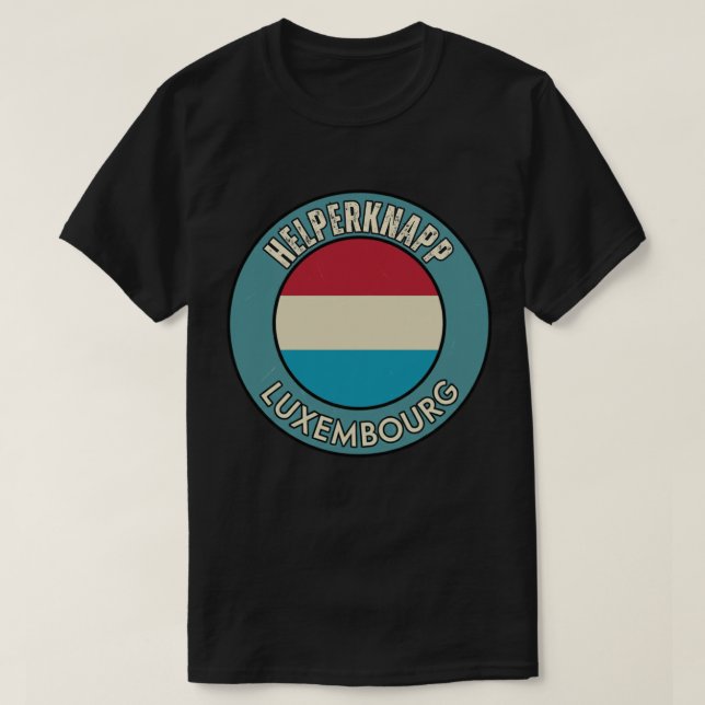 Hjälpknapp, Luxemburg T Shirt (Design framsida)
