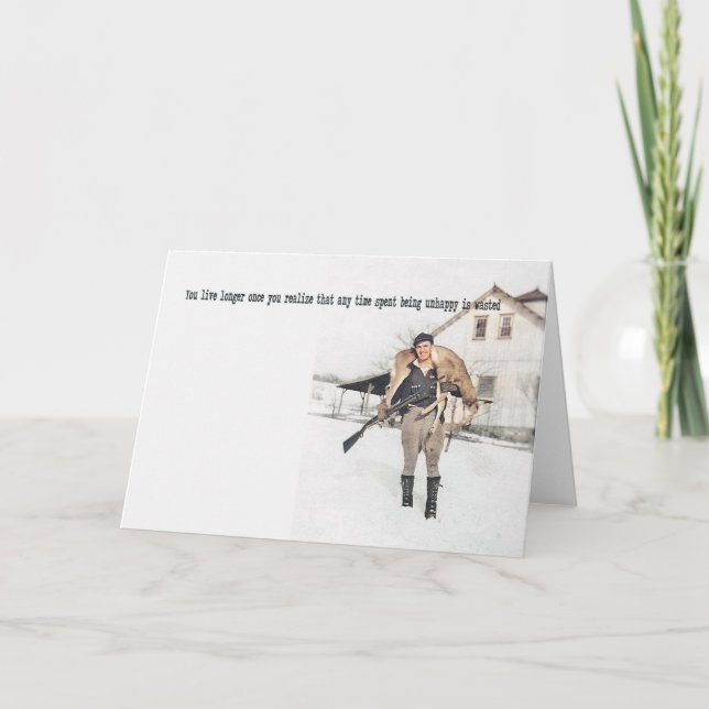 HJÄLPKORT FÖR lycklig Tack Kort (Framsida)