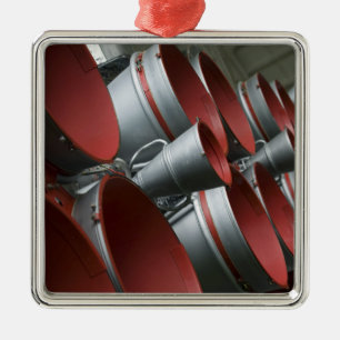 Hjälpmotorerna av det Soyuz TMA-14 rymdskepp 3 Julgransprydnad Metall