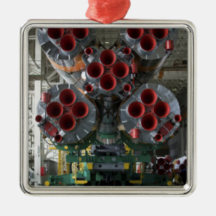 Hjälpmotorerna av det Soyuz TMA-14 rymdskepp Julgransprydnad Metall