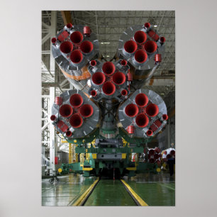 Hjälpmotorerna av det Soyuz TMA-14 rymdskepp Poster