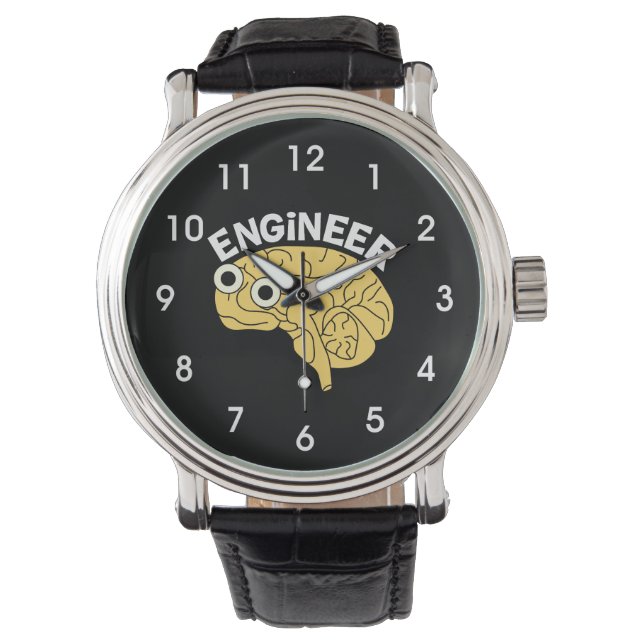 Hjälpsam ingenjör  armbandsur (Framsida)