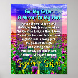 Hjälpsam syster dikt affisch (En särskild gåva)