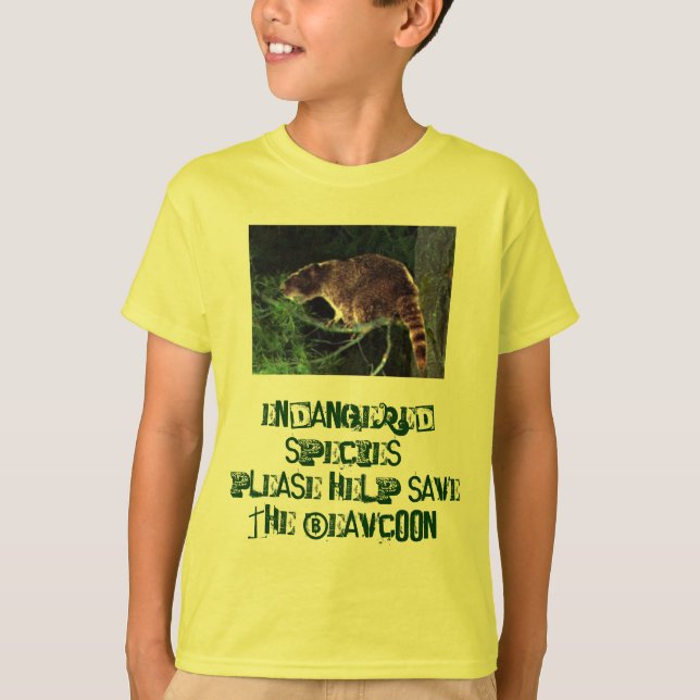 Hjälpspara Beavcoonen Tee Shirt (Framsida)