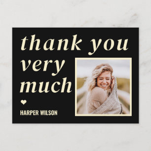 Hjälta Ord Foto Tack Postkort Vykort