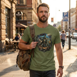Hjältaktig Riddar T-Shirt