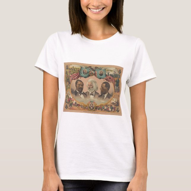 Hjältar av den kulöra tävlingen som publiceras av t-shirt (Framsida)