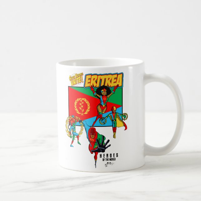 Hjältar av världskaffemuggen - Eritrea Kaffemugg (Höger)