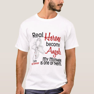 Hjältar blir änglarmorlungcancer t-shirt