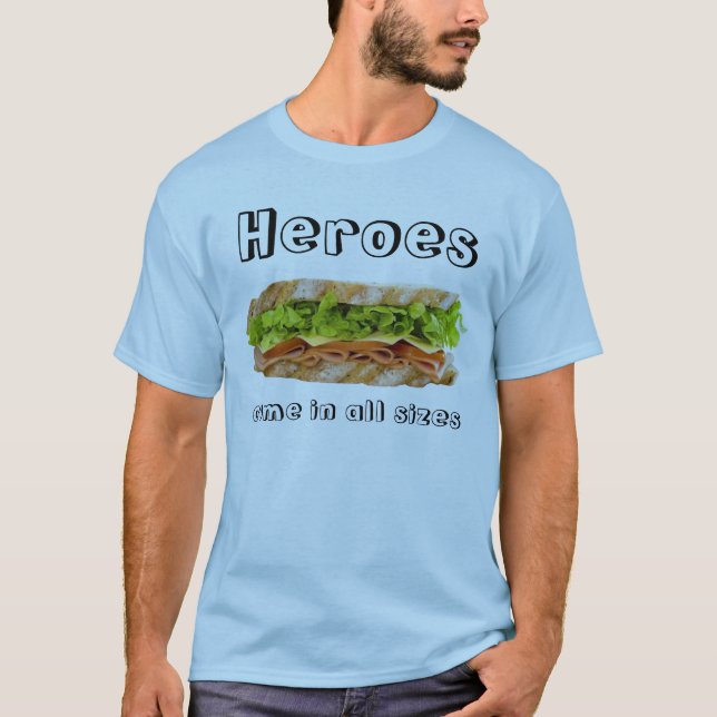 Hjältar - bomull T T-shirt (Framsida)