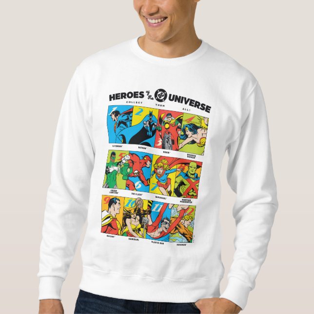 Hjältar från DC™ Universe Lång Ärmad Tröja (Framsida)