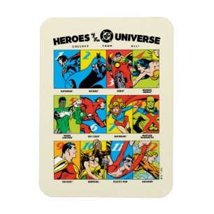 Hjältar från DC™ Universe Magnet