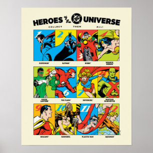 Hjältar från DC™-universumet Poster