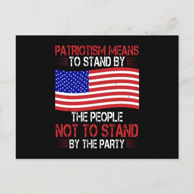 Hjältar i amerikanska val skapas genom handlingar vykort (Framsida)