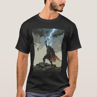 Hjälte - Åskans gud Nordisk mytologi T Shirt