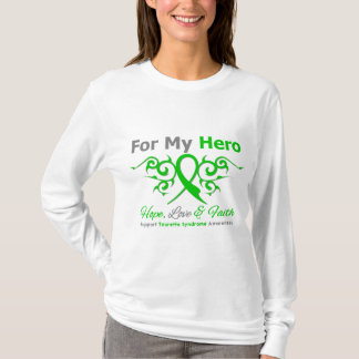 Hjälte för band för Tourette syndrom stam- T Shirt