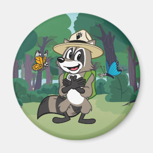 Hjälte för fjäril för skogsvaktarestack - magnet
