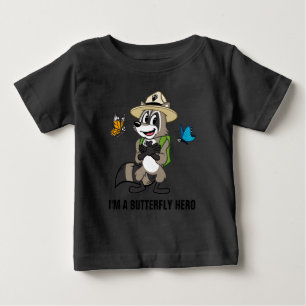 Hjälte för fjäril för skogsvaktarestack - t shirt