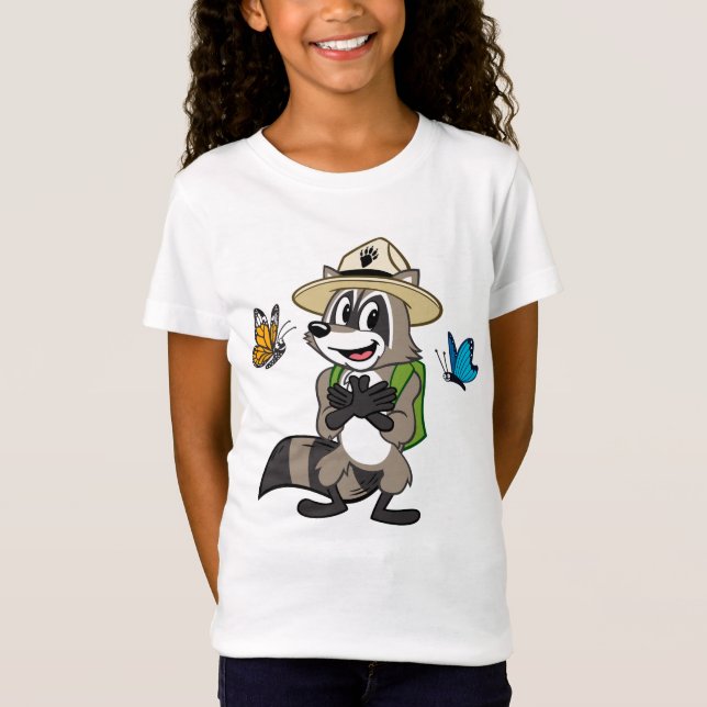 Hjälte för fjäril för skogsvaktarestack | - tee shirt (Framsida)