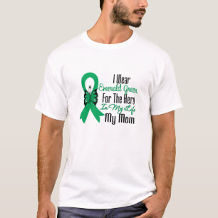 Hjälte för levercancerband min mamma tee