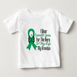 Hjälte för levercancerband min morfar t-shirt