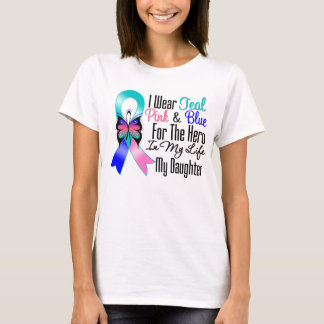 Hjälte för Thyroidcancerband min dotter Tee