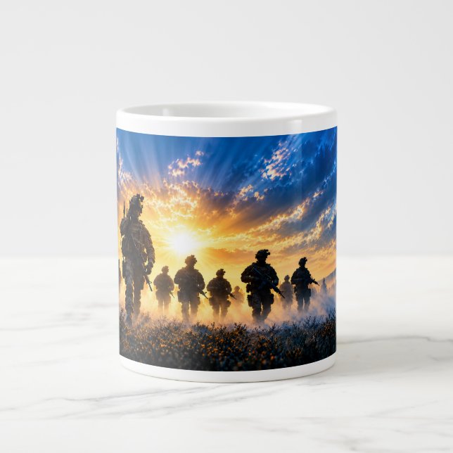 Hjälte Mugg Jumbo Mugg (Framsidan)