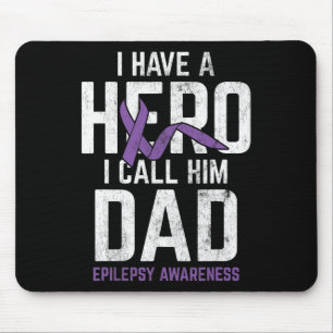 Hjälte Pappa Epilepsi Epilepsi Medvetenhet Epileps Musmatta