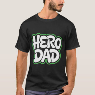 Hjälte Pappa Fars Dag T Shirt