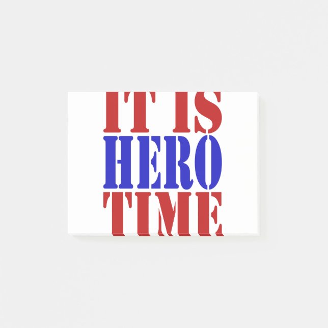 Hjälte Time Post-it Block (Framsida)