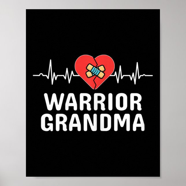 Hjältekrigarfarmor Chd Medfödd hjärtsjukdom Poster (Framsidan)
