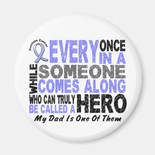 HJÄLTEN KOMMER ALONG 1 pappaPROSTATACANCER Magnet