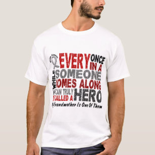 HJÄLTEN KOMMER utslagsplatser för CANCER för de T Shirt