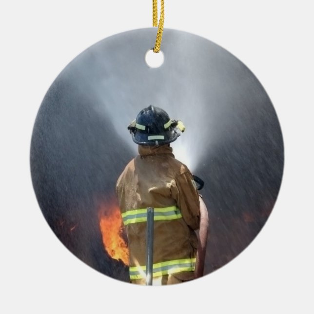 Hjälteprydnad Julgransprydnad Keramik (Framsidan)