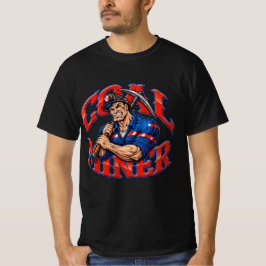 HJÄLTESKAPAD KOLGRUVARBETARE T SHIRT