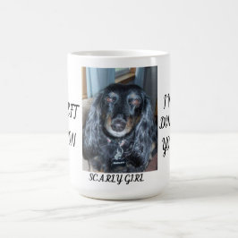 Hjältesminne för Fur Baby Ett Foto och Namn Kaffemugg
