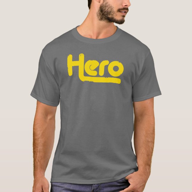 HjälteT-tröja Tee Shirt (Framsida)