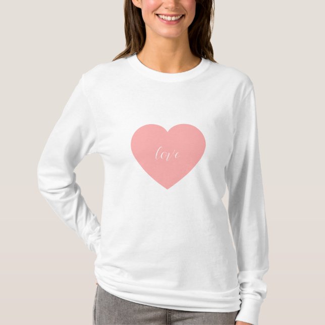 Hjärlek  t shirt (Framsida)