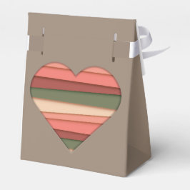 Hjärlekärlrandig Alla hjärtans dag Presentaskar