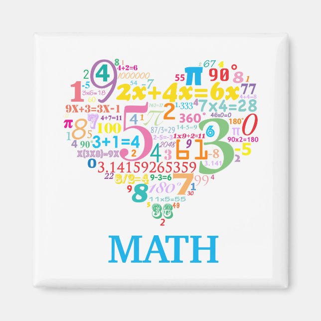 Hjärn Matematik Magnet (Framsidan)