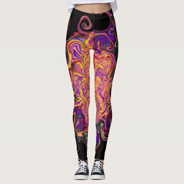 Hjärna 2 leggings (Framsida)